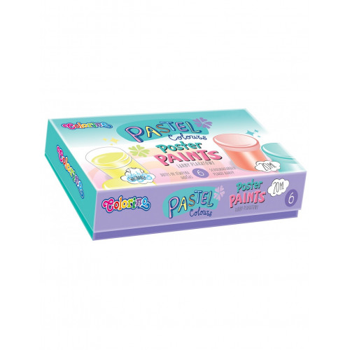 Farby na papier PASTEL, 20 ml, 6 farieb 