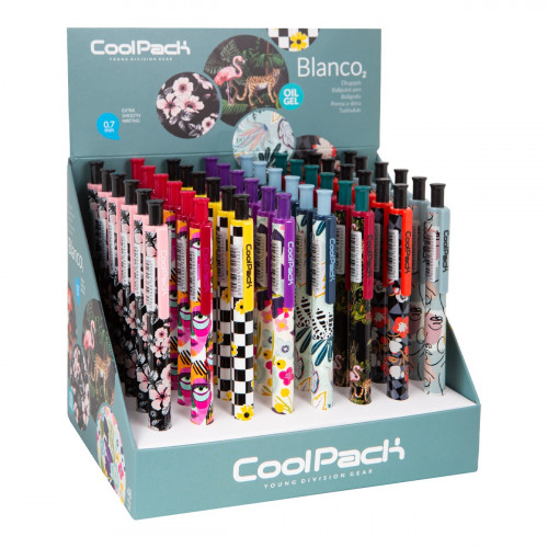 Gélové pero CoolPack Fashion, modrá náplň 
