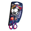 Detské nožnice s potlačou Football, guľaté, 12,5 cm, asymetrické