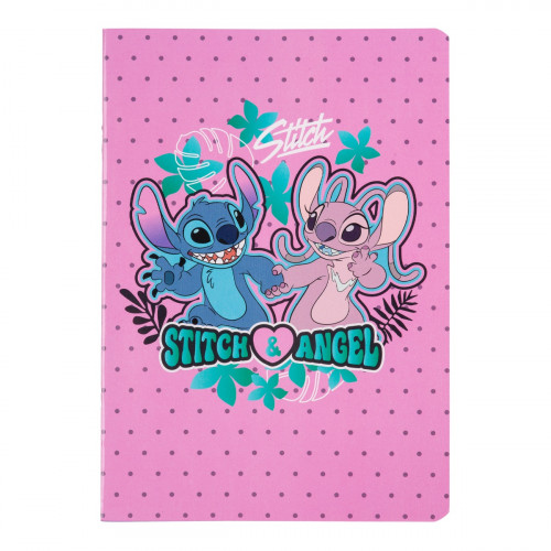 Poznámkový zošit Stitch 3, A5, PP, 32 listov, linajkový s 2 pomoc. linajkami