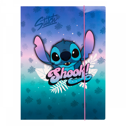 Školské dosky s gumičkou Stitch, A4