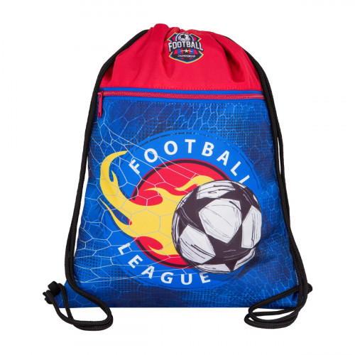 Detský sťahovací vak Football, š: 33 × v: 42 cm