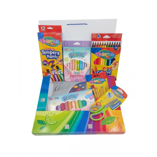 COLORINO umelecký balíček, 8 KS + BOX